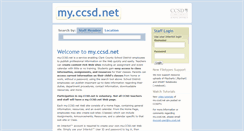 Desktop Screenshot of my.ccsd.net